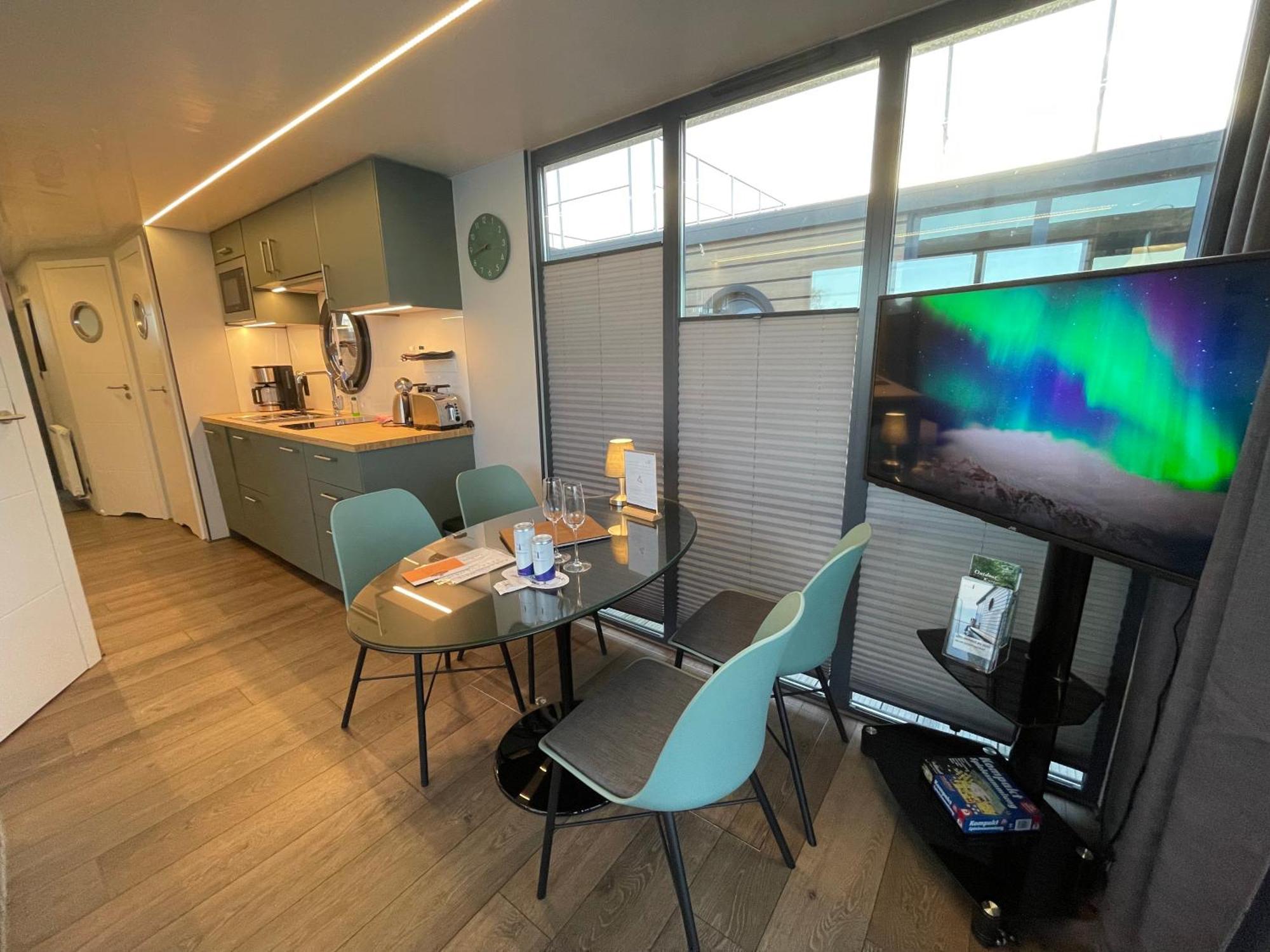 Hausboot Fjord Baltica Mit Dachterrasse In Barth Hotel ภายนอก รูปภาพ
